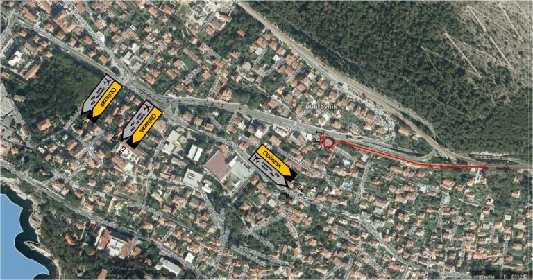 Sutra posebna regulacija prometa, zatvara se jedan trak iz Grada prema Župi dubrovačkoj