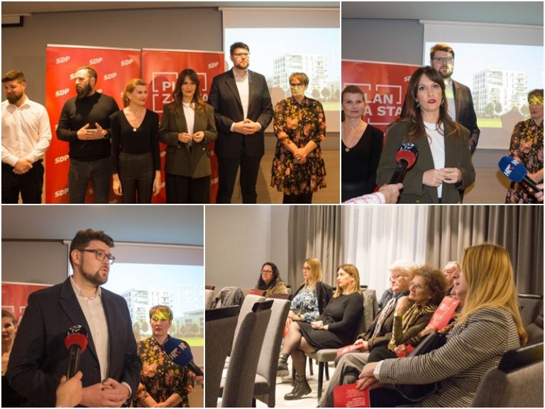SDP predstavio “Plan za stan”, Grbin poručio: Država mora početi graditi stanove