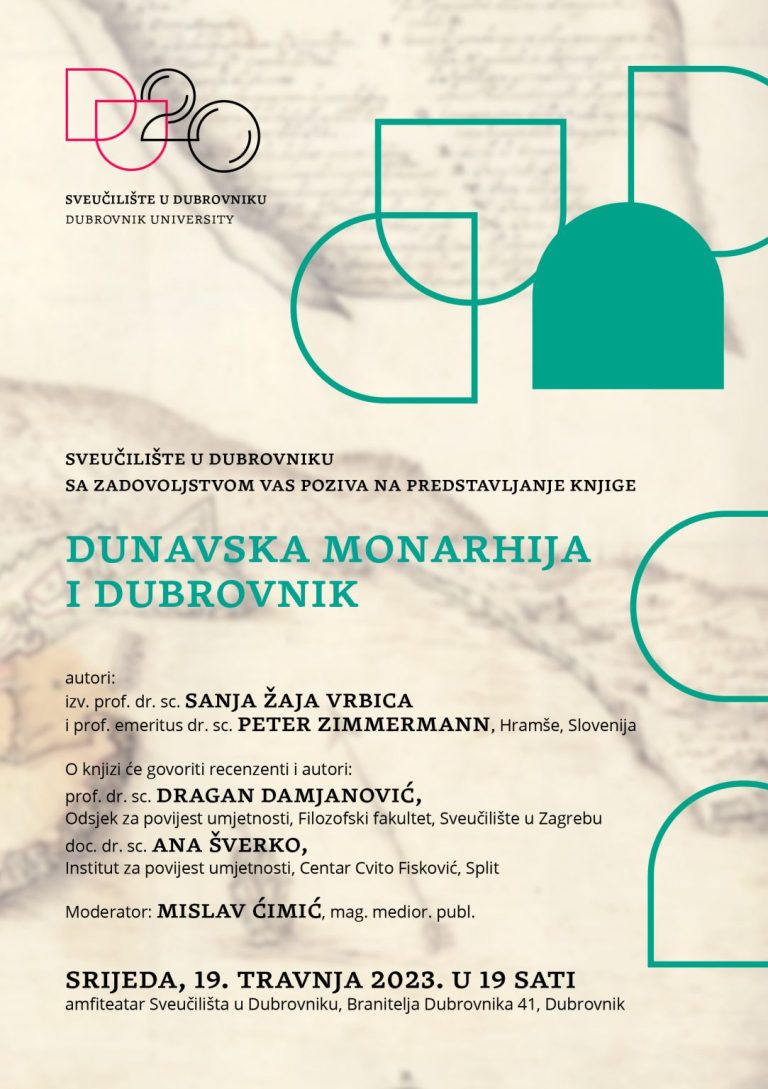 Predstavljanje knjige Dunavska Monarhija i Dubrovnik u Sveučilišnom kampusu