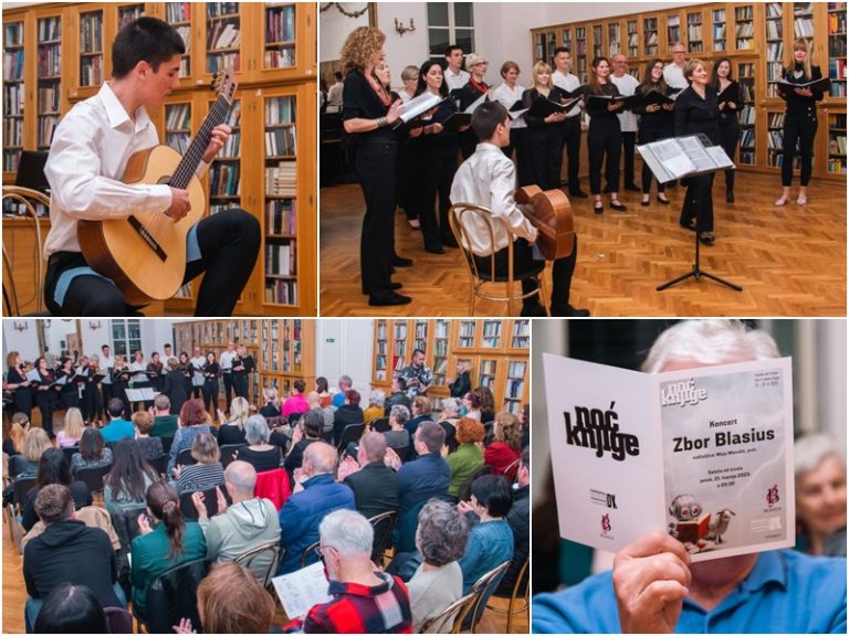 Zbor Blasius održao koncert u okviru Noći knjige