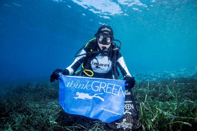 Zastava Think Green po prvi put u Moluntu! Vikend akcija čišćenja podmorja