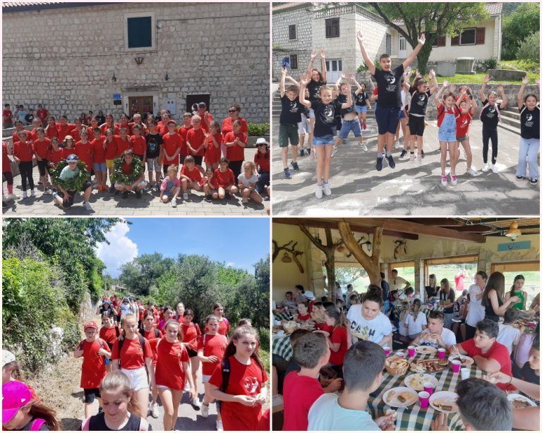 FOTO: U Pridvorju folklor povezao djecu Primorja, Župe i Konavala