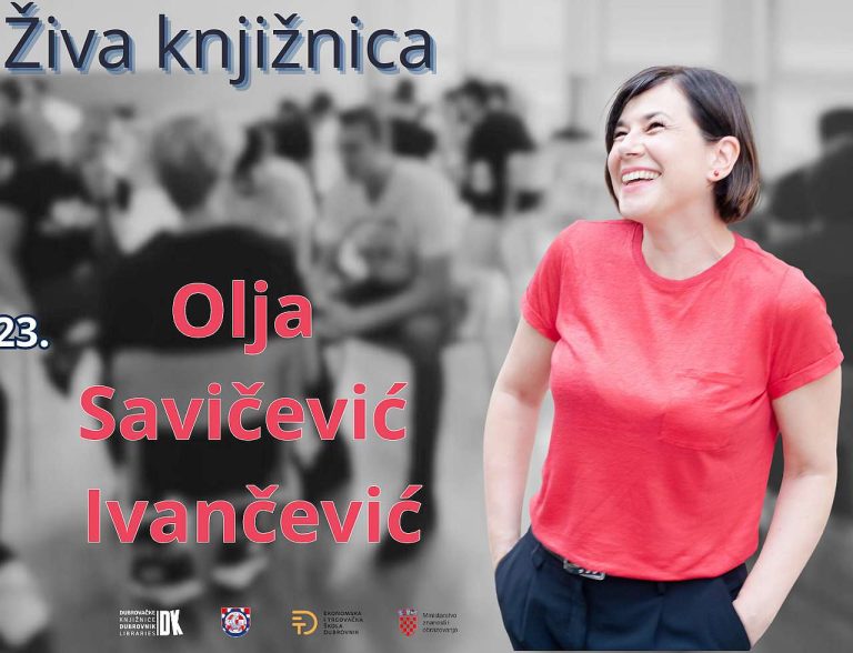 Živa knjižnica: Olja Savičević Ivančević u Dubrovniku