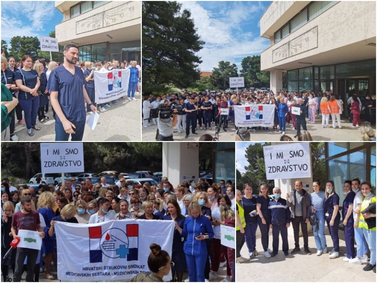 VIDEO/PROSVJED: (ne)medicinsko osoblje traži bolje uvjete rada i plaće, a u našoj bolnici nedostaje preko 300 sestara