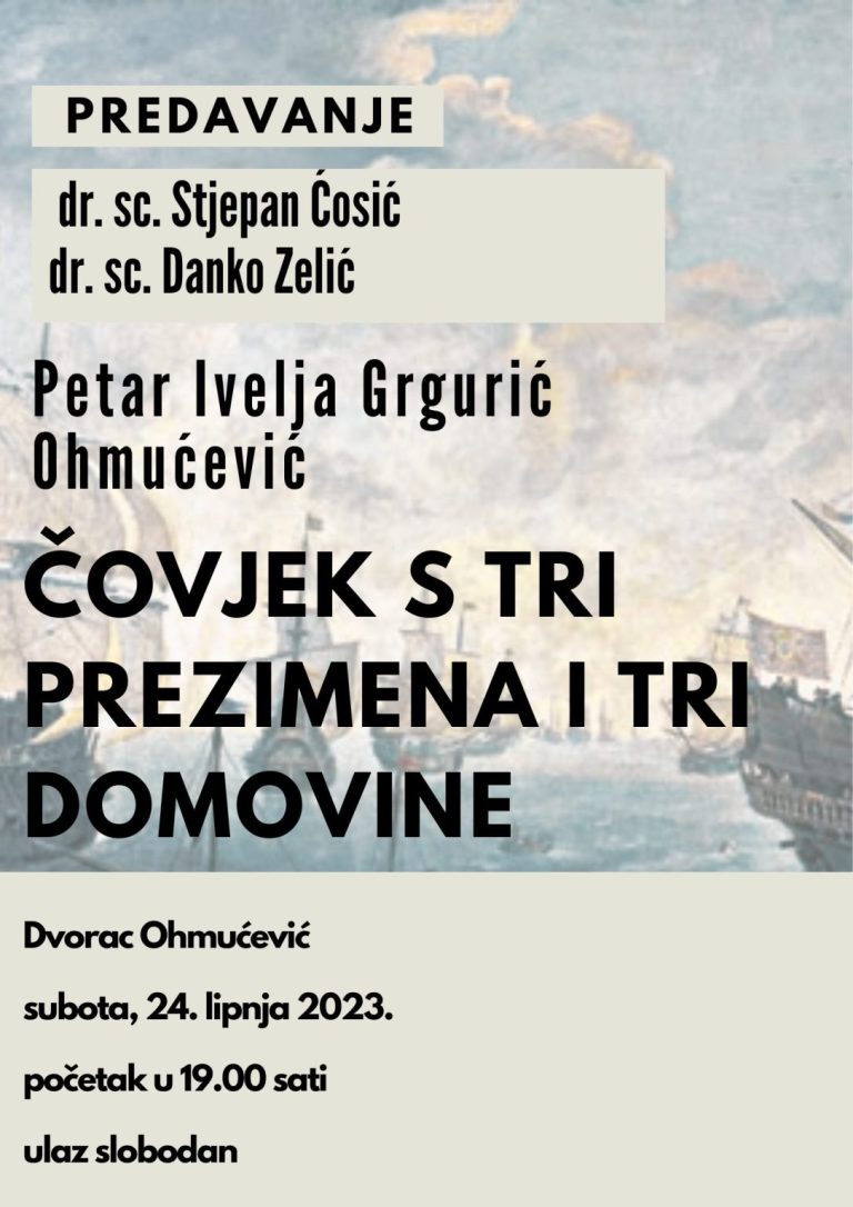 U Slanome: Predavanje o Petru Ivelji Ohmućeviću čovjeku s tri prezimena i tri domovine