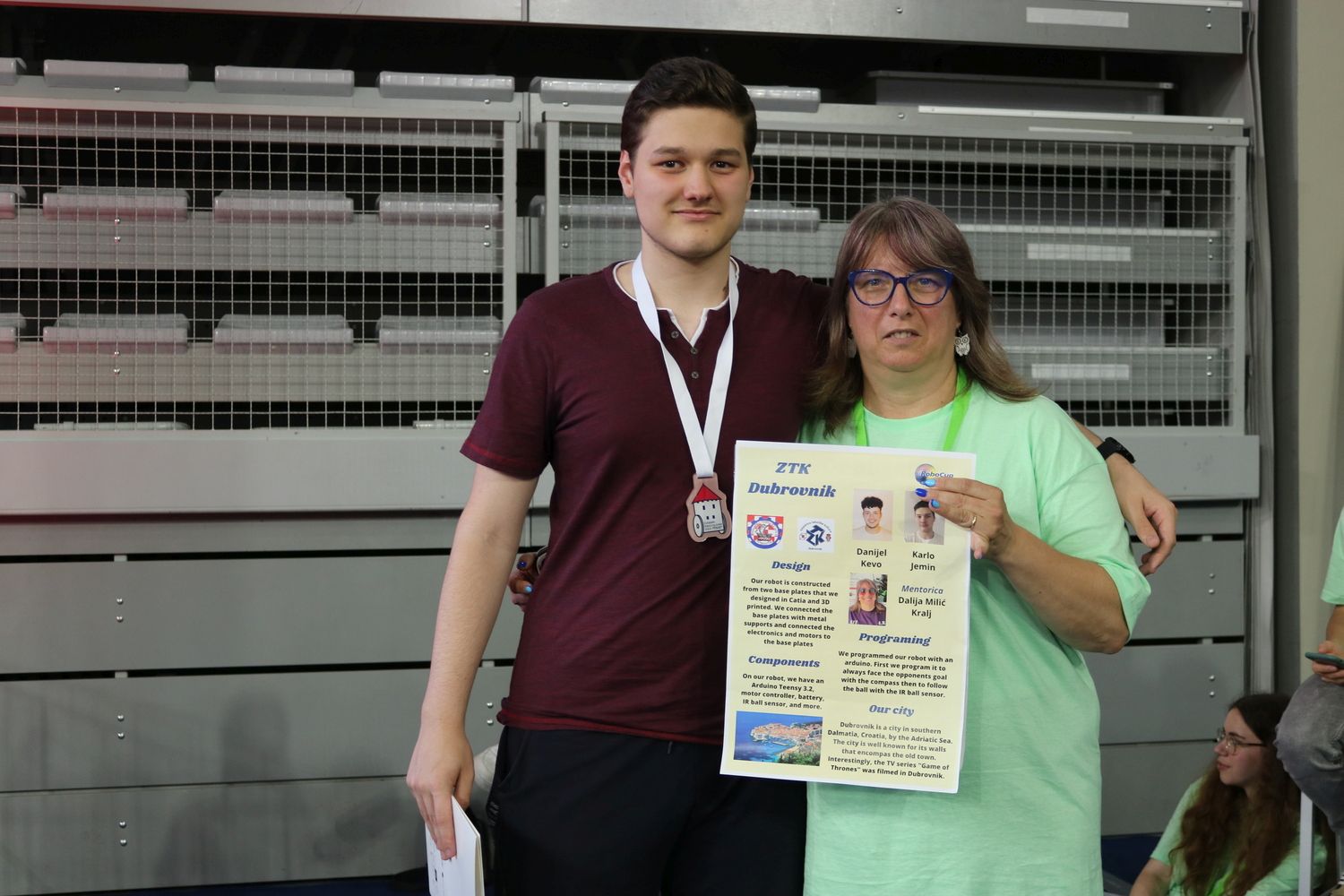 EUROPEAN ROBOCUP JUNIOR Dubrovački robotičari osvojili broncu i nagradu