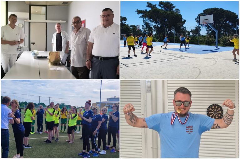 FOTO: Na sportskim igrama u Zadru dubrovački medicinari zlatni u boćanju, pikadu i košarci …