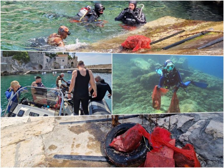 RK Dubrovnik nastavlja s eko akcijama, očišćena uvala Trsteno