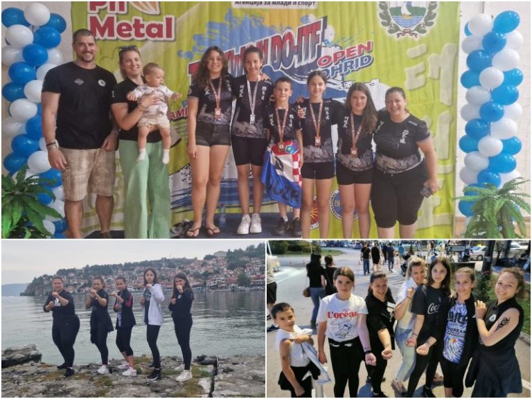 Članovi Taekwon-do kluba Shark okitili se medaljama na natjecanju na Ohridu
