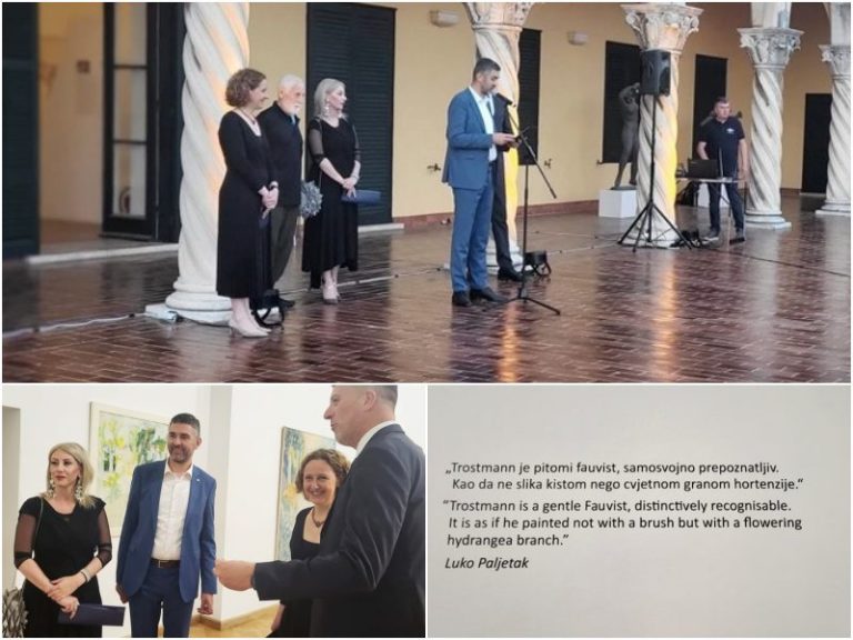 Otvorena retrospektivna izložba Josipa Trostmanna ‘Vatrena paleta Pinove jeseni’