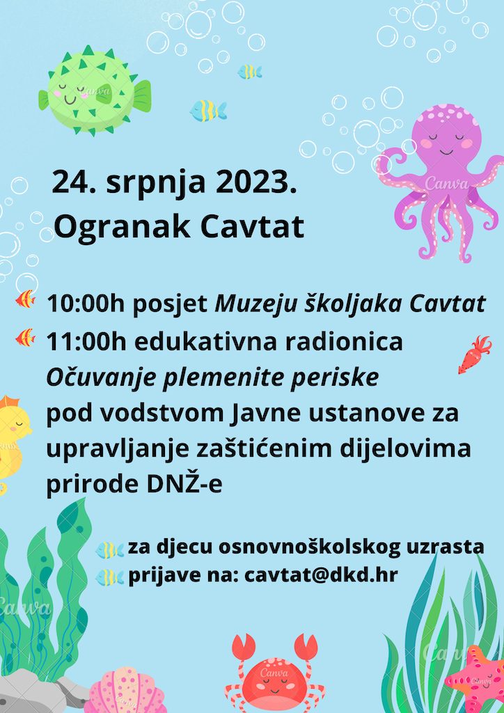 Edukativna radionica “Očuvanje plemenite periske” u ogranku Cavtat