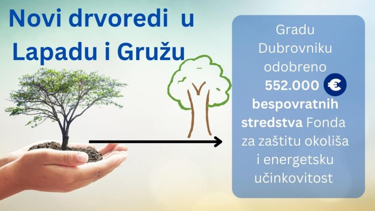 Grad dobio bespovratna sredstva za sadnju drvoreda