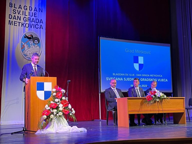 Predstavnici Grada Dubrovnika na svečanoj proslavi Dana Grada Metkovića