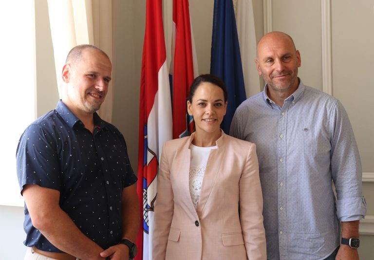 Izaslanstvo Češkog Krumlova na prijemu u Gradu