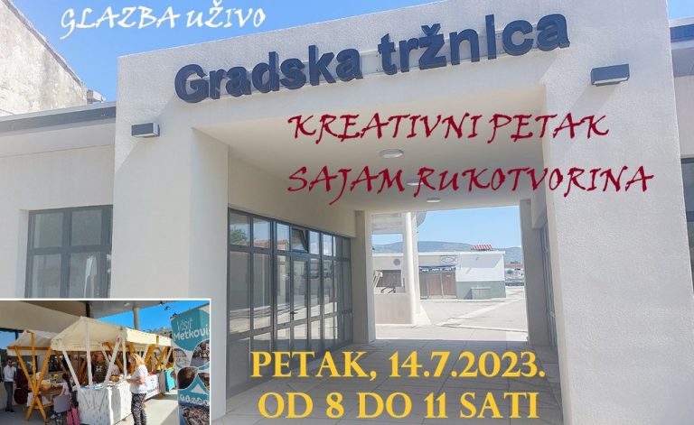 Sajam rukotvorina ovoga petka u na Maloj tržnici u Metkoviću