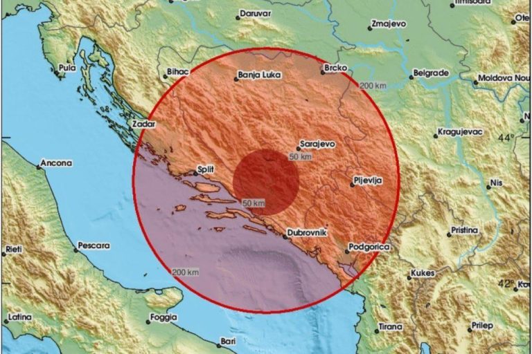 Potres kod Tihaljine u BiH osjetio se na Peljšcu, Korčuli i u dolini Neretve