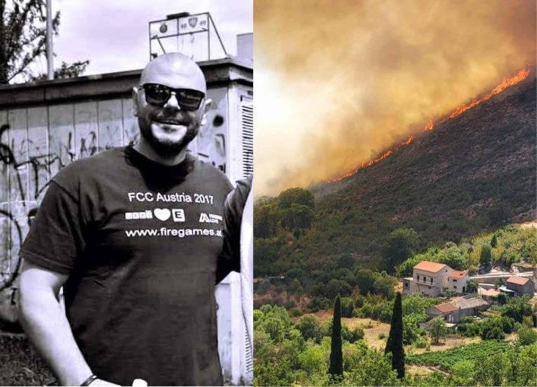 TRAG SVJETLA – spomen obilježje poginulom Goranu Komlencu, vatrogascu koji je bio spreman živjeti i žrtvovati se za druge