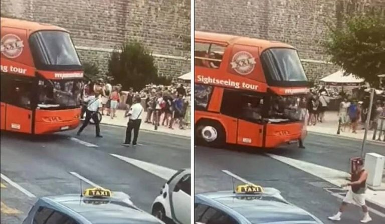 Policija nije utvrdila postojanje kaznenog djela u navodnom naletu autobusa na komunalnog redara na Pilama