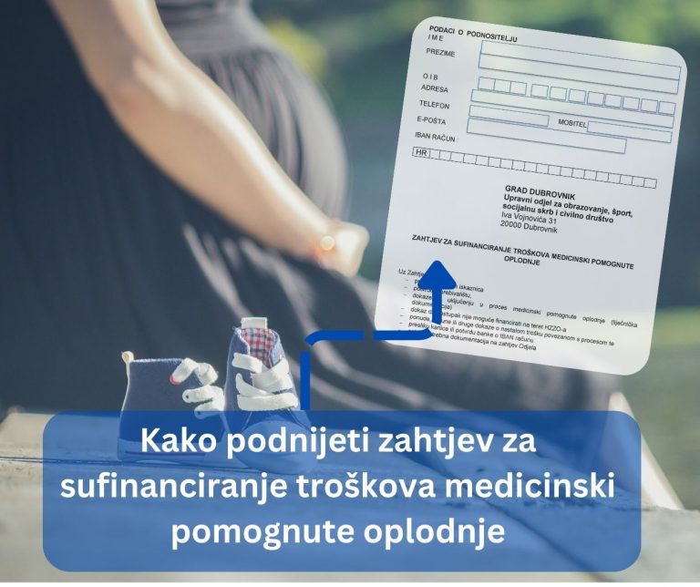 Grad Dubrovnik provodi mjeru sufinanciranja troškova medicinski pomognute oplodnje