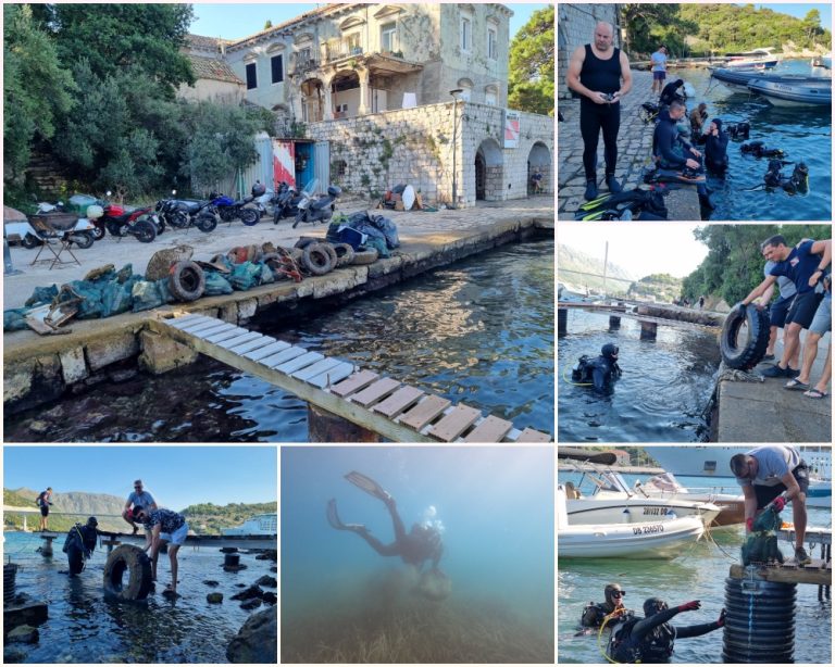 FOTO: Još jedna uspješna Eko akcija Ponta Šipka u režiji Ronilačkog kluba Dubrovnik