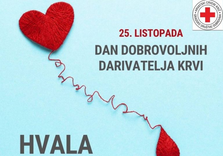 Dan dobrovoljnih darivatelja krvi obilježava humanost, plemenitost i bezgranična ljubav prema čovjeku