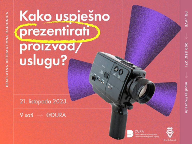Besplatna radionica „Kako uspješno prezentirati proizvod/uslugu“