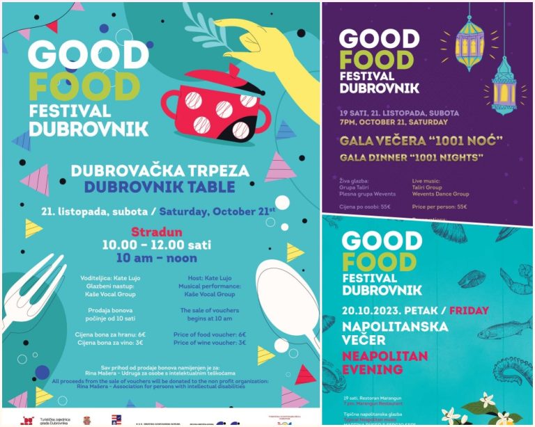 Drugi tjedan desetog izdanja Good Food Festivala: i 1001 noć i Dubrovačka trpeza …