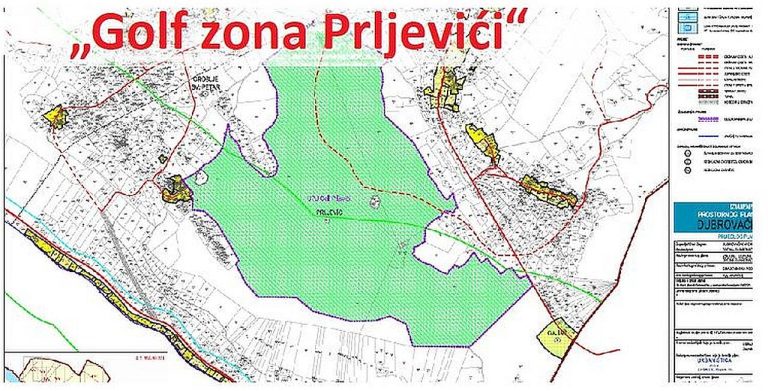 Nezavisna lista Dubrovačkog primorja traži smanjenje Golf zone Prljevići, koja je nanovo ucrtana preko “mjendula i smokava”