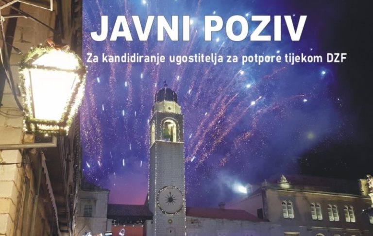 Turistička zajednica Grada Dubrovnika podupire ugostitelje za Dubrovački zimski festival