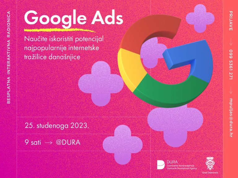 “Google ADS” – najefikasniji oblik online oglašavanja, iskoristi mogućnost edukacije na besplatnoj radionici!