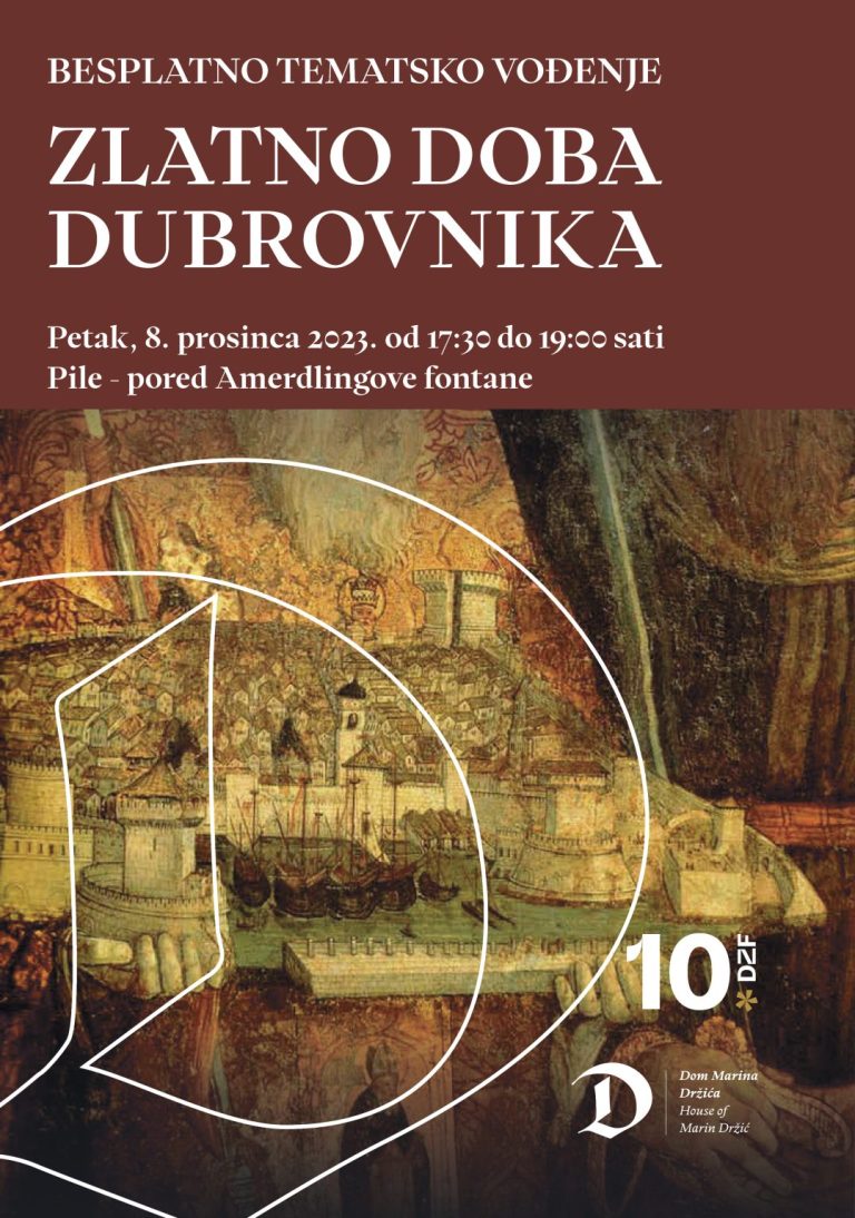 Besplatno tematsko vođenje “Zlatno doba Dubrovnika”