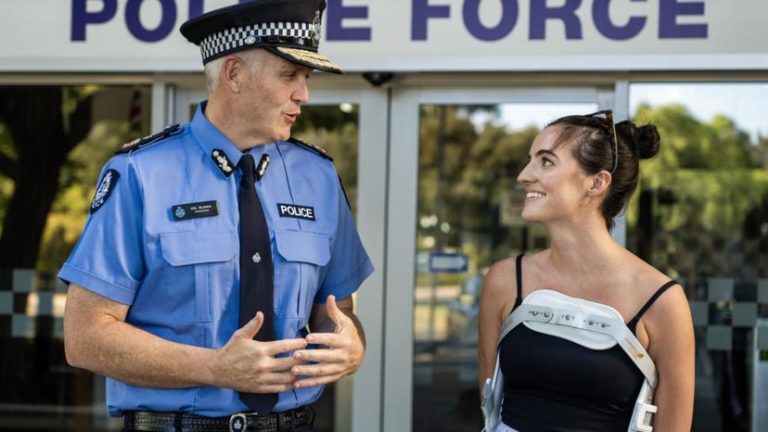 Australska policajka Ella Cutler nakon tri mjeseca izašla iz bolnice