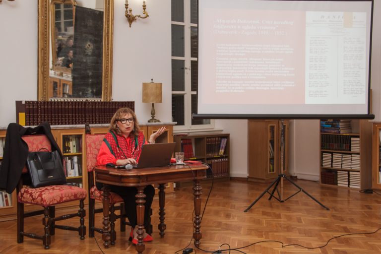 PREDAVANJE Katje Bakije „Almanah Dubrovnik. Cviet narodnog književstva. u ogledu vremena”
