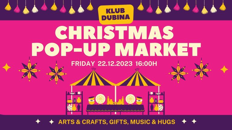 Niste još kupili poklone? Popodne pođite na Christmas Pop-up Market u Klub Dubina u TUP-u!