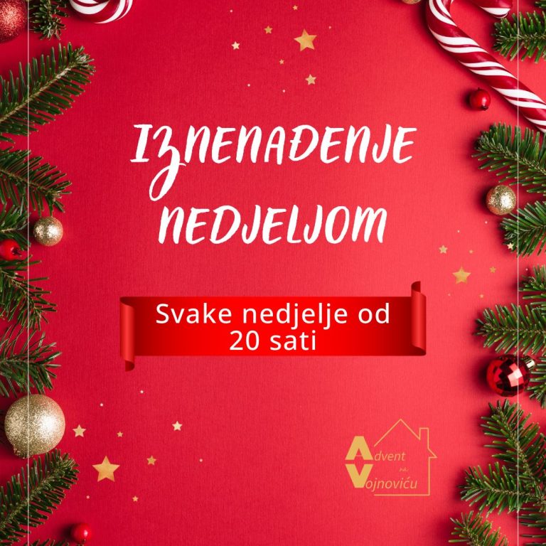 Uzbudljivo adventsko iznenađenje nedjeljom na Vojnoviću!