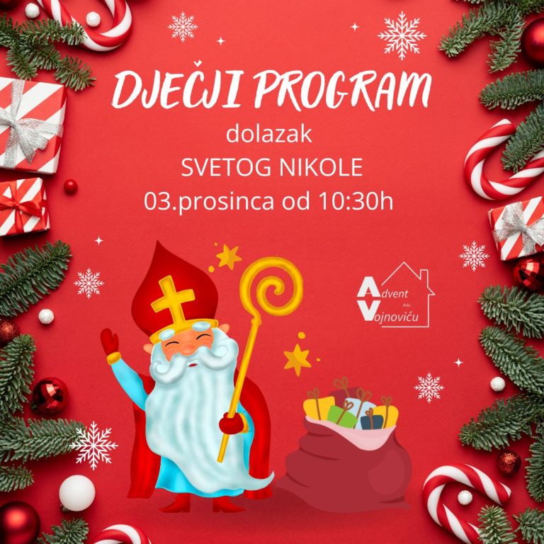 Sveti Nikola dolazi na Advent na Vojnoviću već sutra!