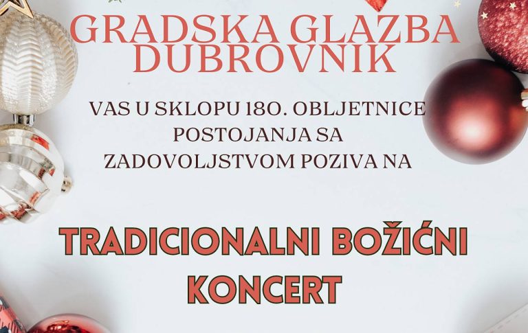 Večeras tradicionalni božićni koncert Gradske glazbe u Revelinu