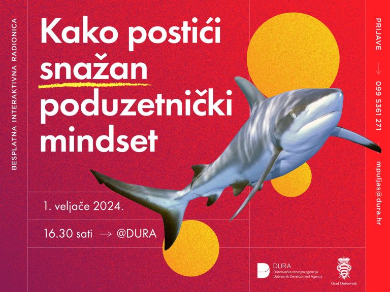 BESPLATNA RADIONICA „KAKO POSTIĆI SNAŽAN PODUZETNIČKI MINDSET“