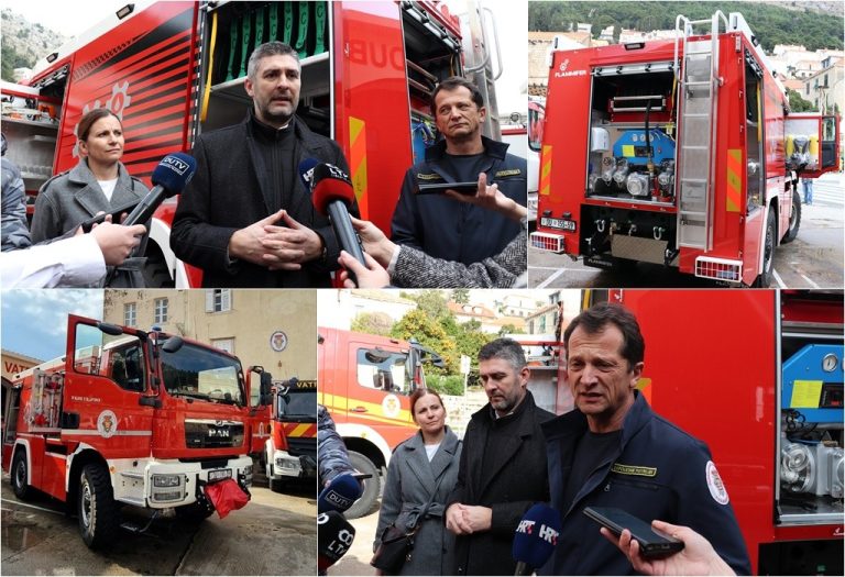 Novo vozilo Dubrovačkih vatrogasaca jednako učinkovito u šumskim požarima i urbanim sredinama