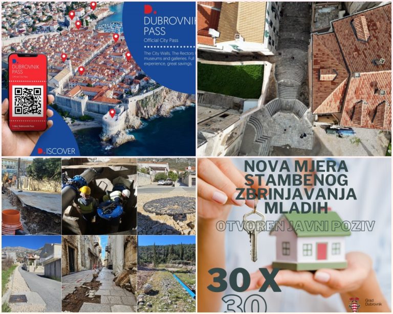 AKTIVNOSTI GRADA: Kreće obnova skalina uz Jezuite, Dubrovnik Pass u 2023. udvostručio rekordnu prodaju, Otvoren “Cvrčak” …