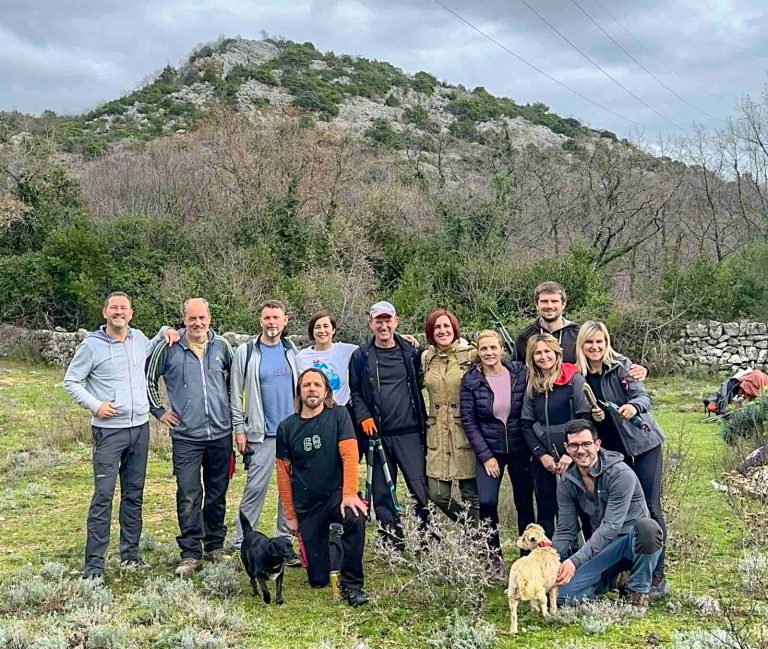 FOTO Sniježničari uredili Camino dionicu od Mrčeva do Mravinjca, i dio od Gromače do Mrčeva