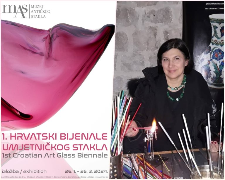 Marija Milić sudjelovala na prvom hrvatskom bijenalu umjetničkog stakla