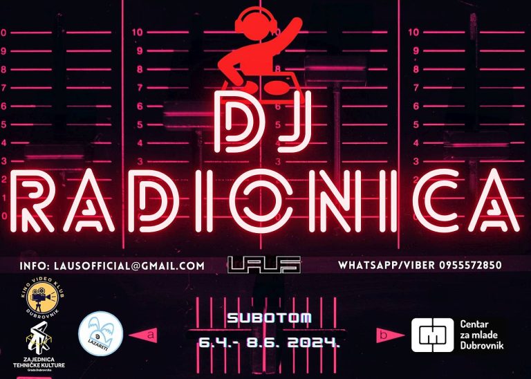 Želite biti DJ? Prijavite se na radionicu!