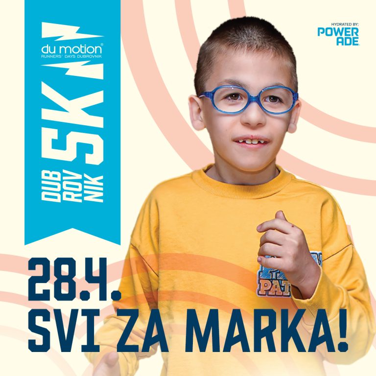 Svi na Stradun: Du Motionov 5K za malog heroja Marka Akrapa