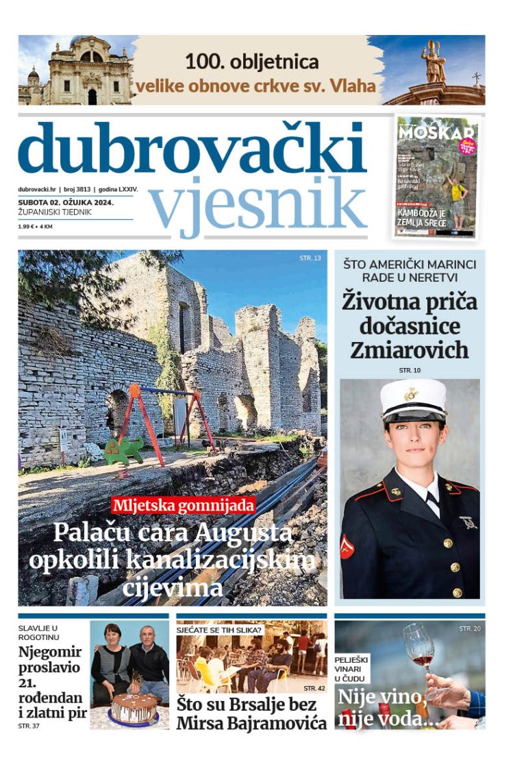 U novom broju Dubrovačkog vjesnika pročitajte!
