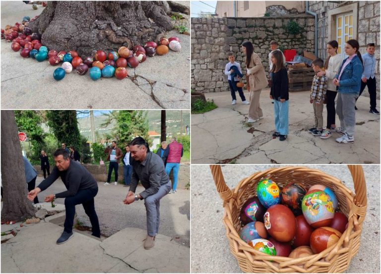 FOTO: Gađanje uskrsnih jaja u Župi