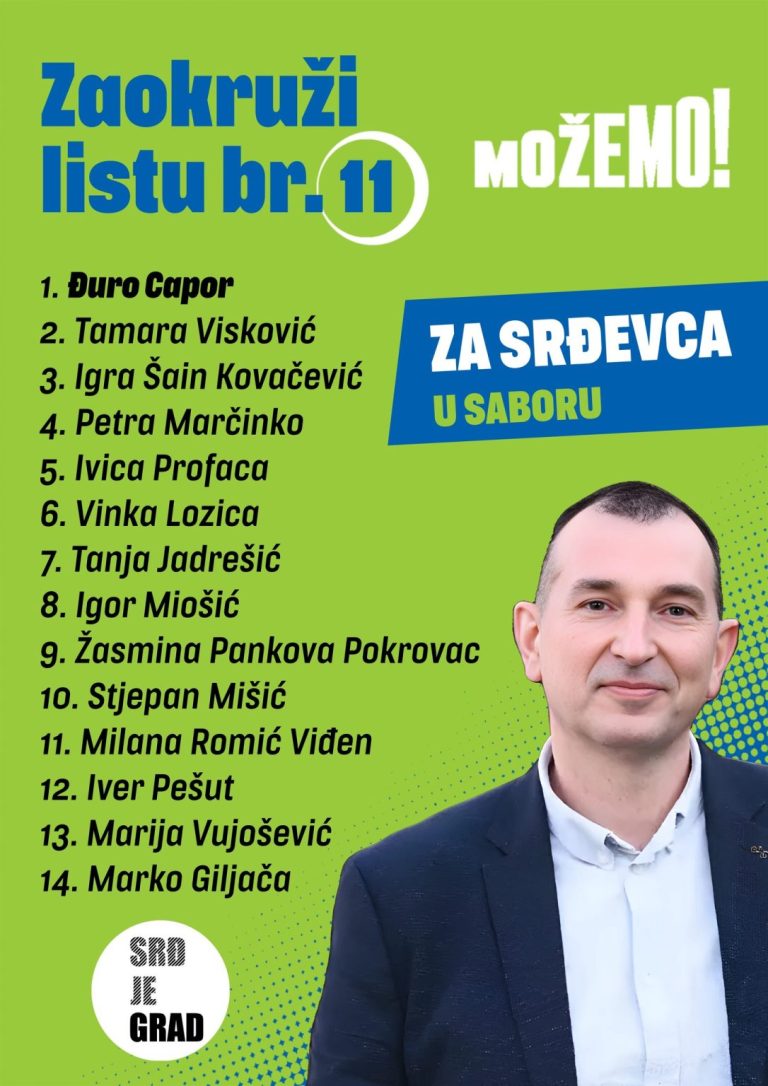 Capor: Glas za Srđ je Grad i Možemo! je prvi korak prema Hrvatskoj kakva nije, ali se može zamisliti