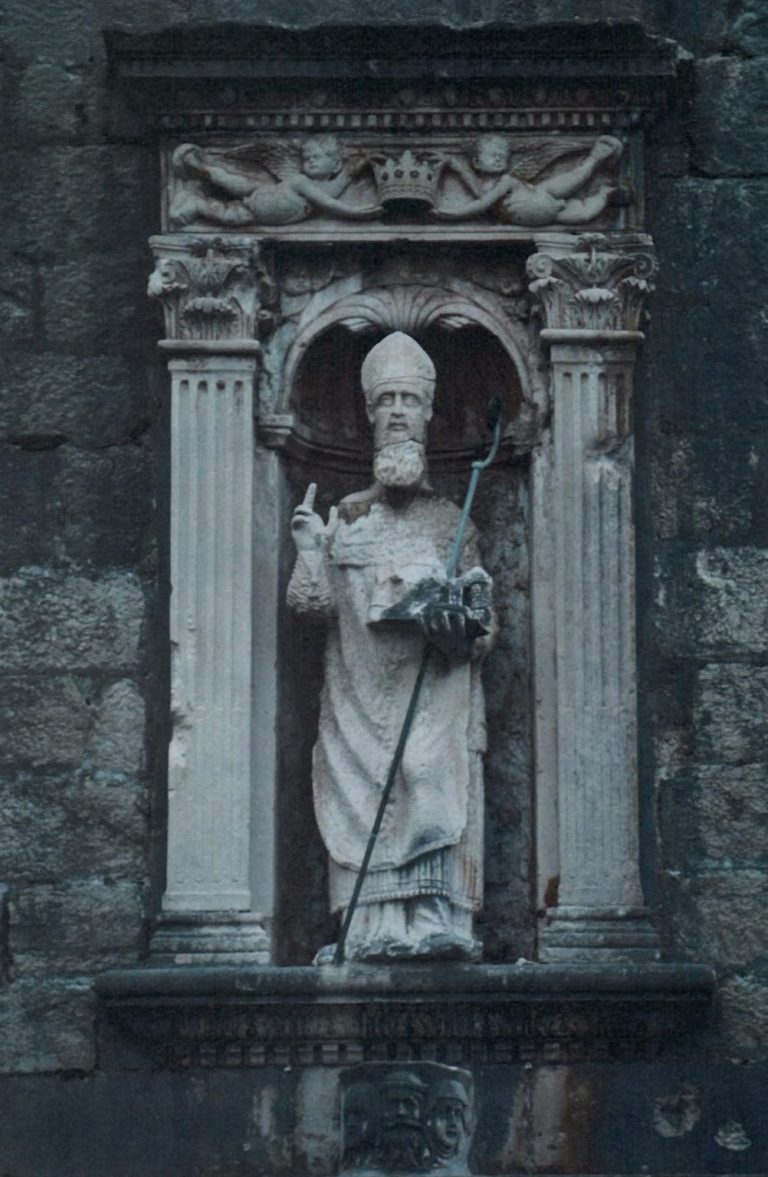 DPDS Počinje sanacija i restauracija niše s kipom svetog Vlaha iznad Vanjskih vrata od Pila