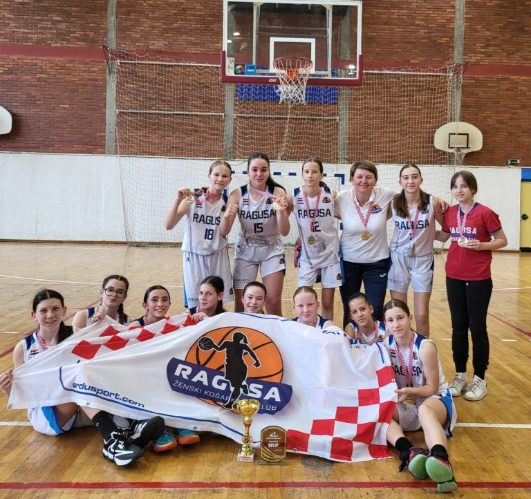BEZ PORAZA DO NASLOVA Košarkašice Raguse prvakinje Hrvatske u kategoriji U13
