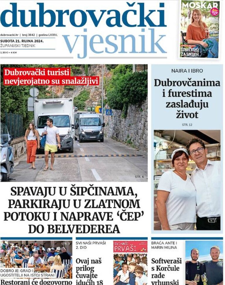 U novom broju Dubrovačkog vjesnika pročitajte!
